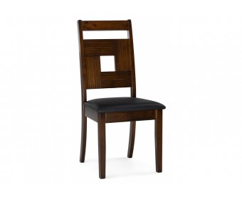 Деревянный стул Kubik dirty oak / black