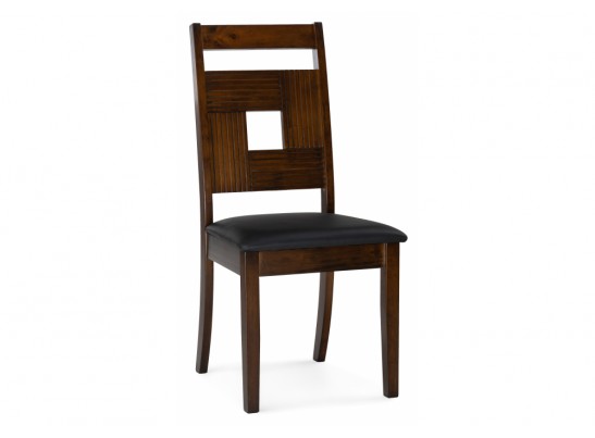 Деревянный стул Kubik dirty oak / black
