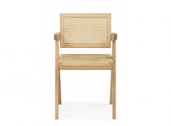 Деревянный стул Rattan wood