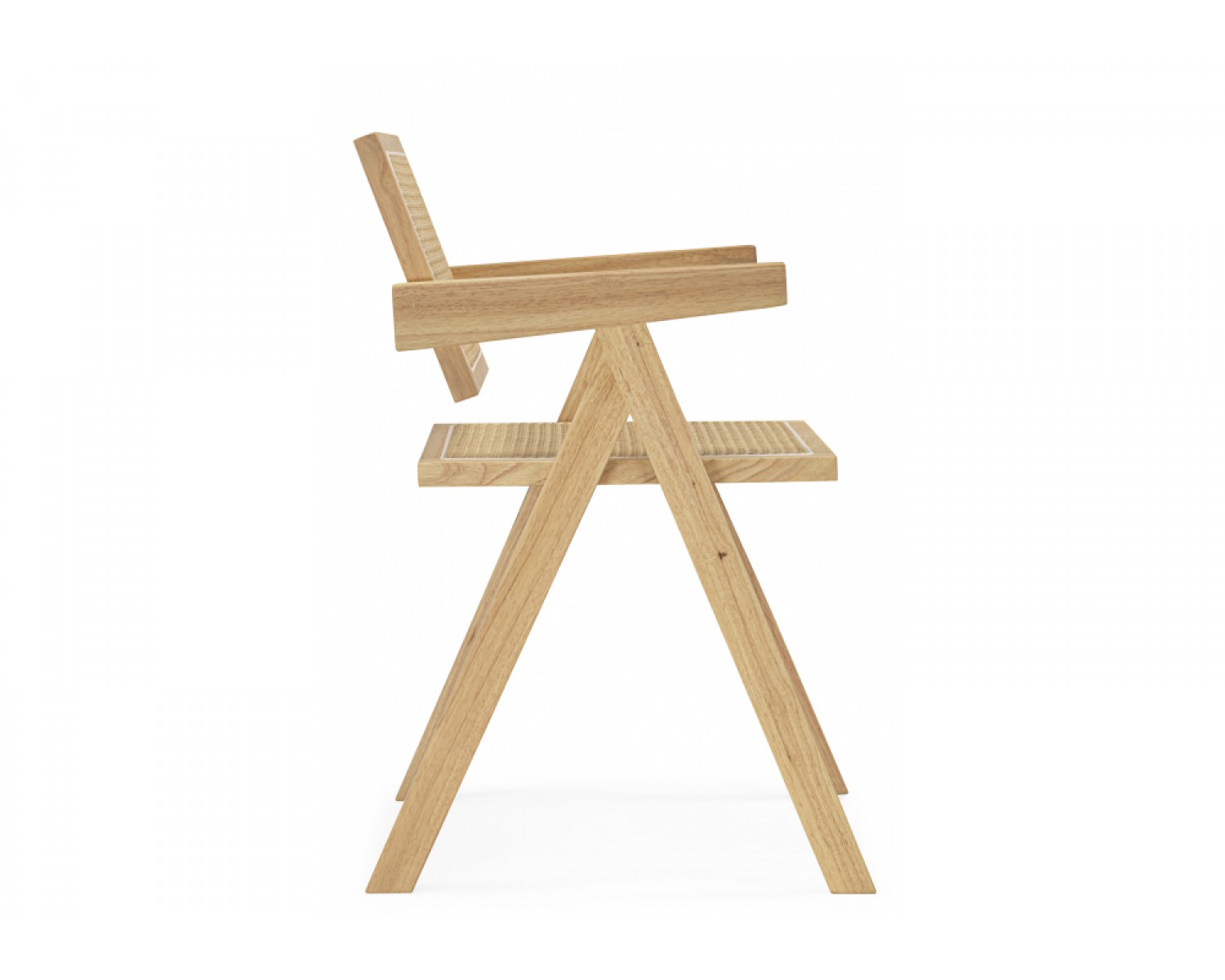 Деревянный стул Rattan wood