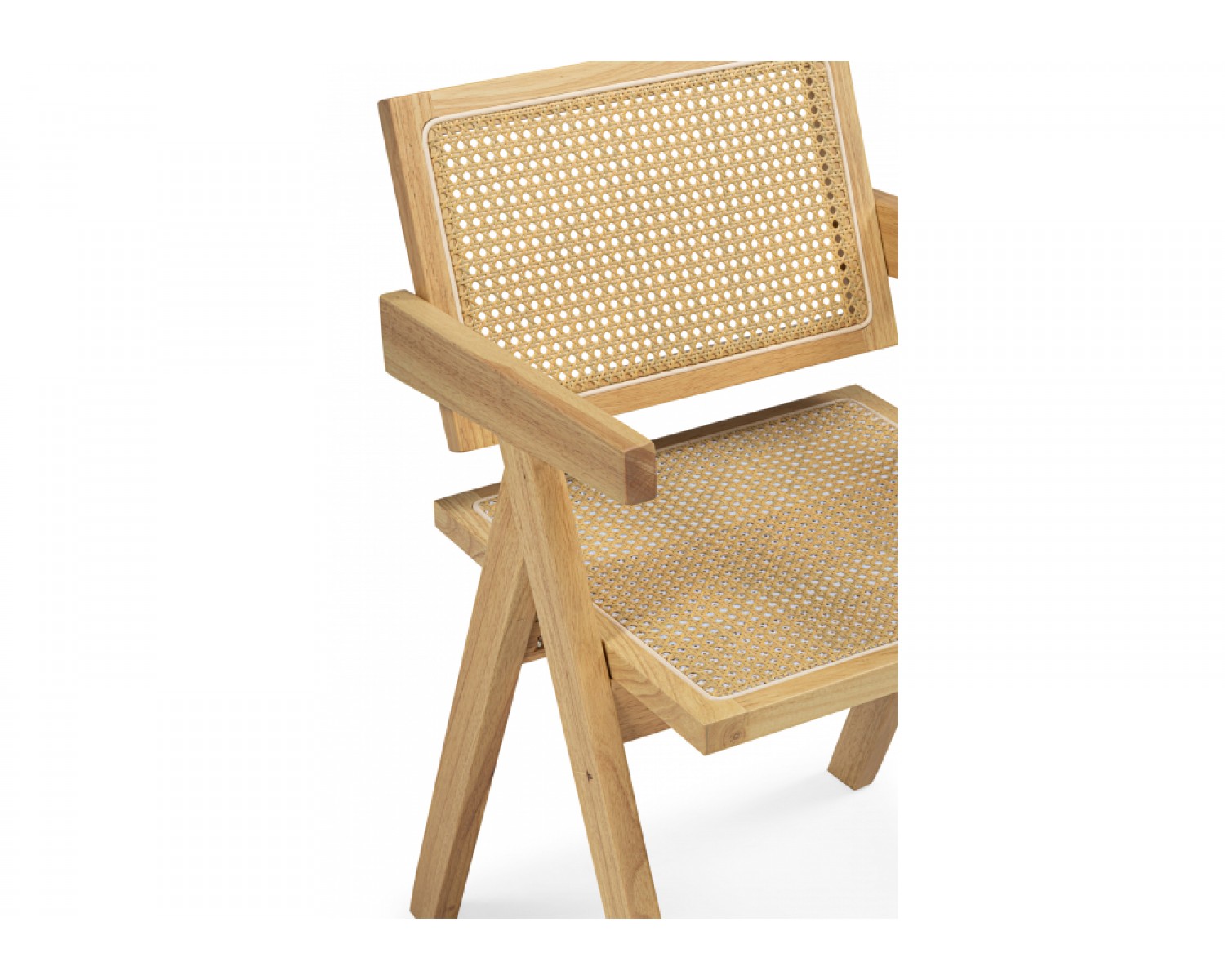 Деревянный стул Rattan wood