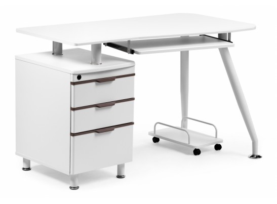 Компьютерный стол Erida 120х60х75 white