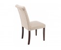 Стул Amelia dark walnut / fabric cream