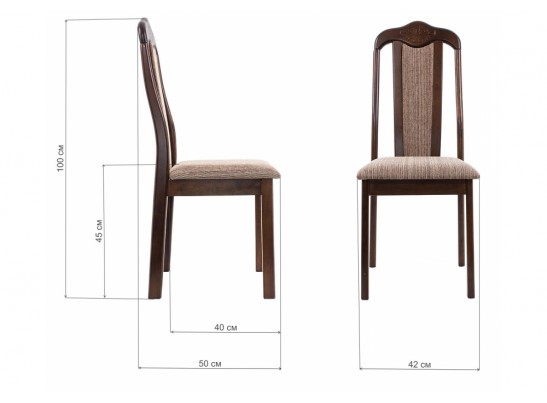 Стул деревянный Aron Soft dirty oak / beige