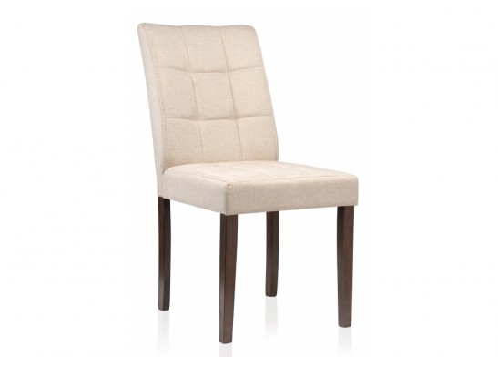 Стул Madina dark walnut / fabric cream