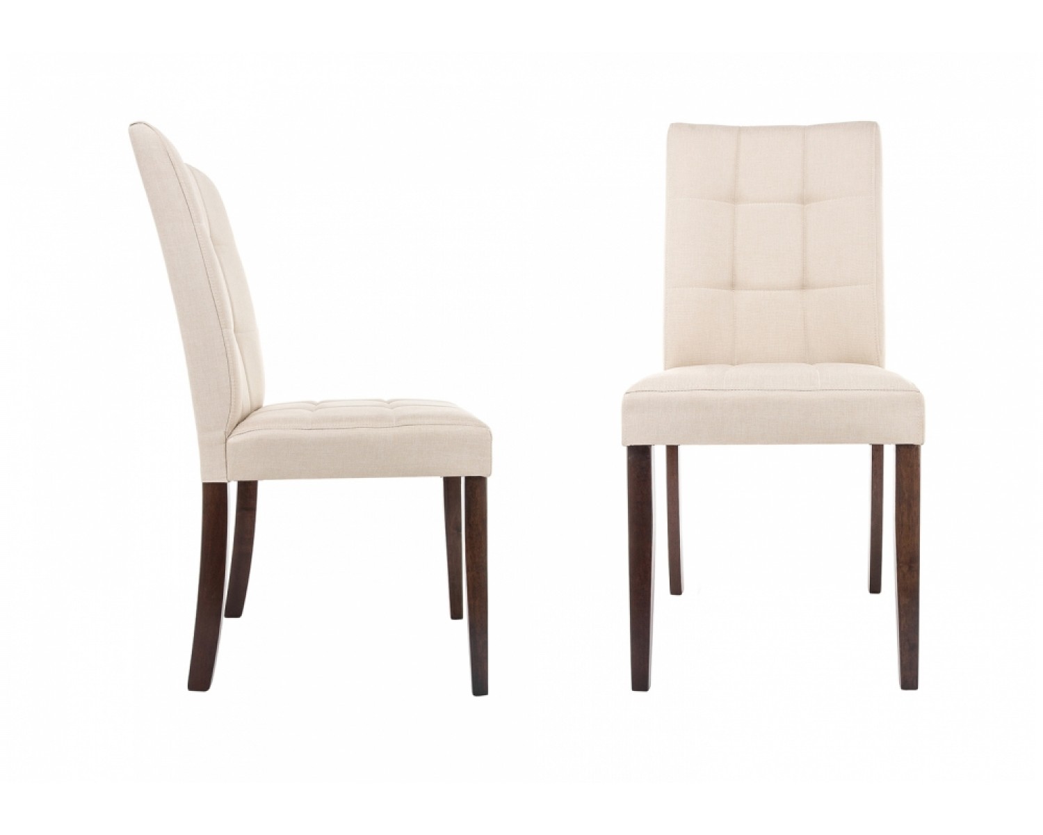 Стул Madina dark walnut / fabric cream