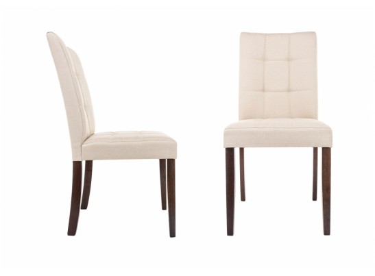 Стул Madina dark walnut / fabric cream