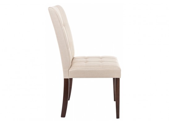 Стул Madina dark walnut / fabric cream