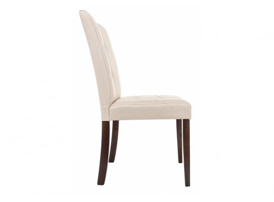 Стул Madina dark walnut / fabric cream