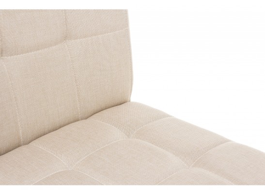 Стул Madina dark walnut / fabric cream