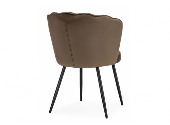 Стул на металлокаркасе Coral сappuccino / black
