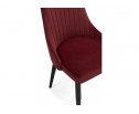 Стул на металлокаркасе Kora wine red / black