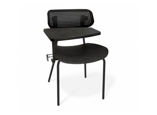 Стул на металокаркасе Sheffilton SHT-S85М-RD черный/черный муар