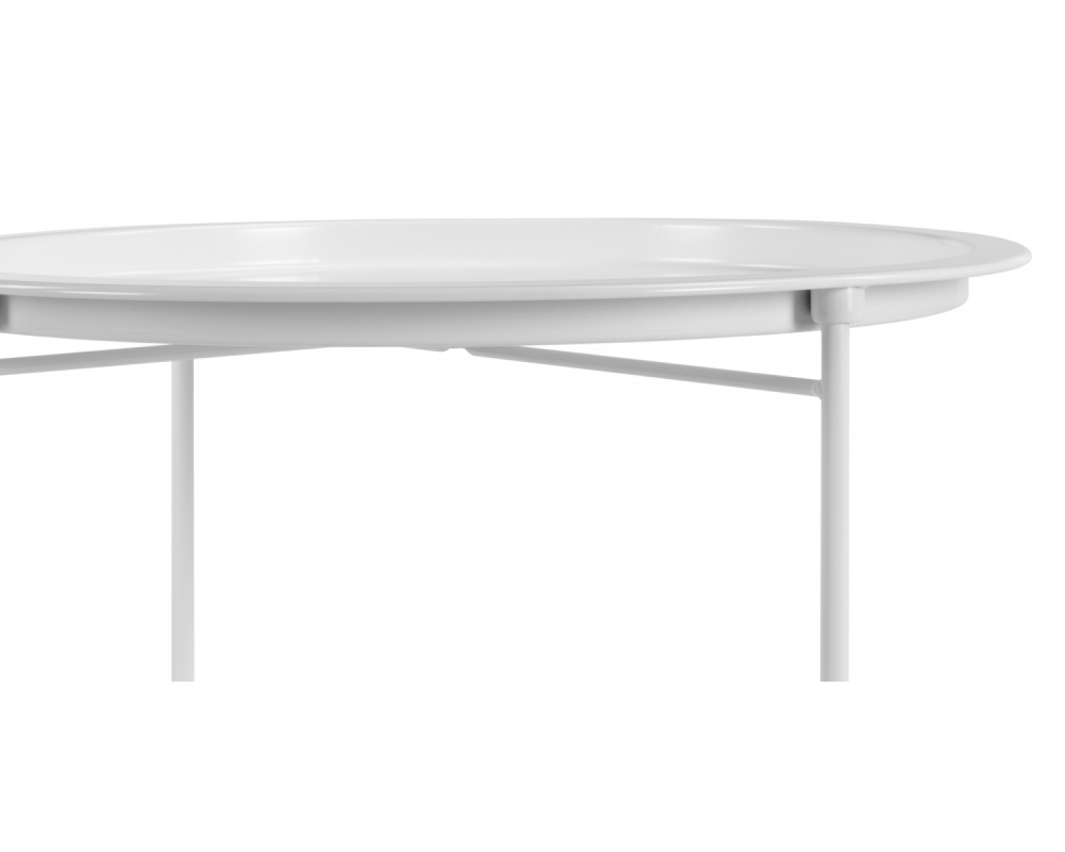 Журнальный столик-поднос Tray 47х51 white