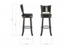 Барный стул Fler cappuccino / black