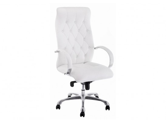 Компьютерное кресло Osiris white / satin chrome