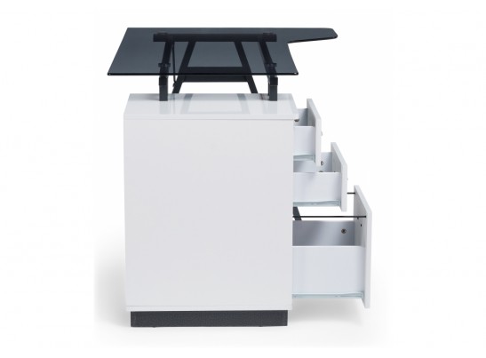 Компьютерный стол Torvi white / black
