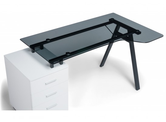 Компьютерный стол Torvi white / black