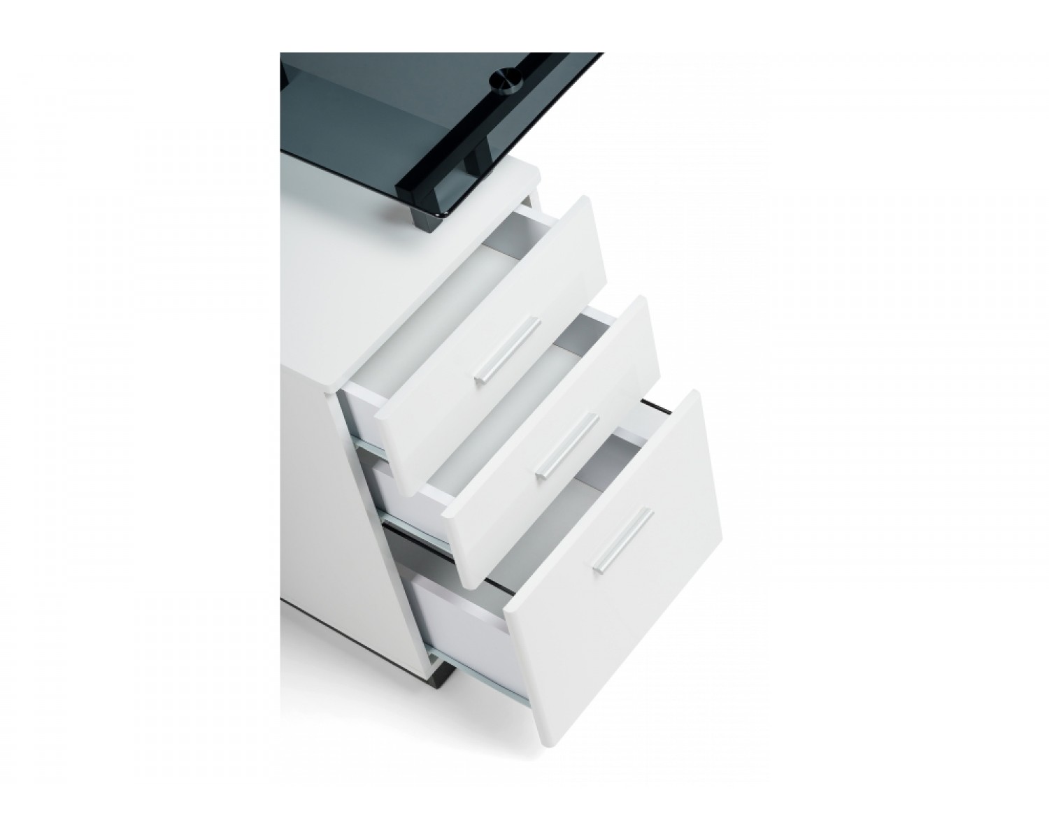 Компьютерный стол Torvi white / black
