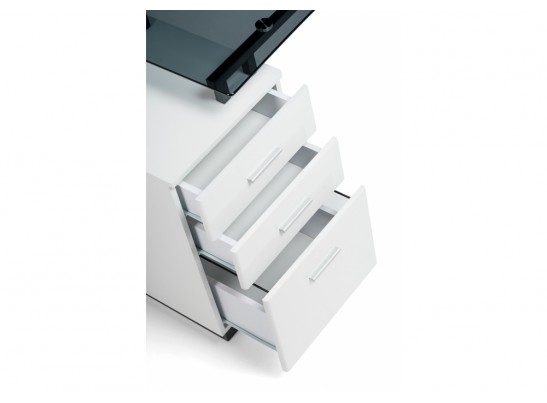 Компьютерный стол Torvi white / black