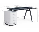 Компьютерный стол Torvi white / black