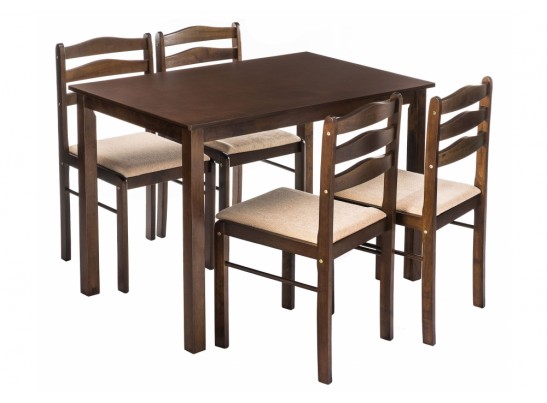 Обеденная группа Starter (стол и 4 стула) oak / beige