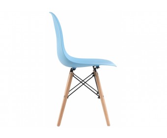 Пластиковый стул Eames PC-015 blue