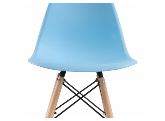 Пластиковый стул Eames PC-015 blue