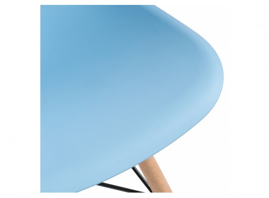 Пластиковый стул Eames PC-015 blue
