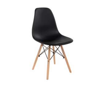 Пластиковый стул Eames PC-015 черный