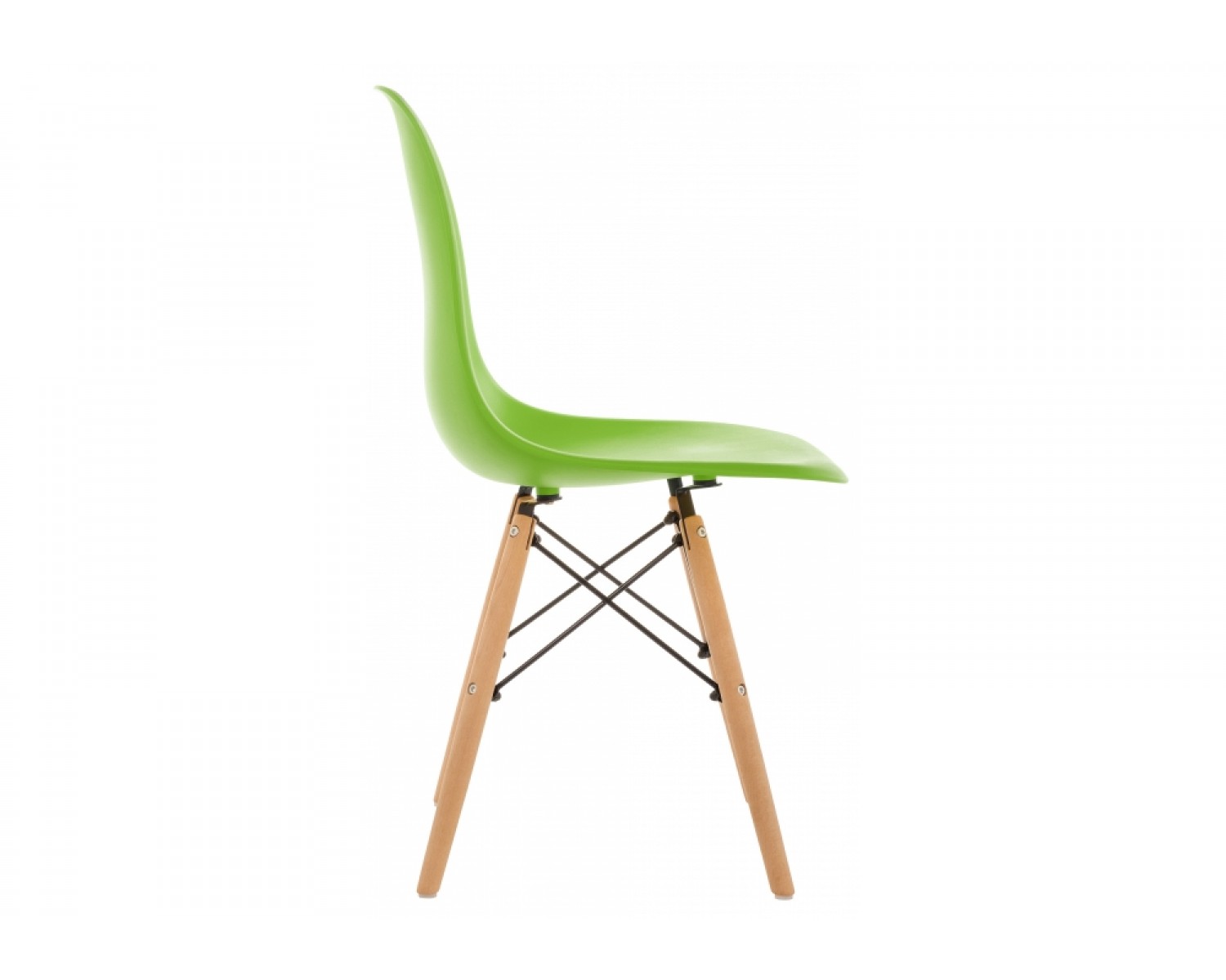 Пластиковый стул Eames PC-015 зеленый