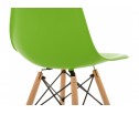 Пластиковый стул Eames PC-015 зеленый