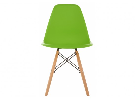 Пластиковый стул Eames PC-015 зеленый