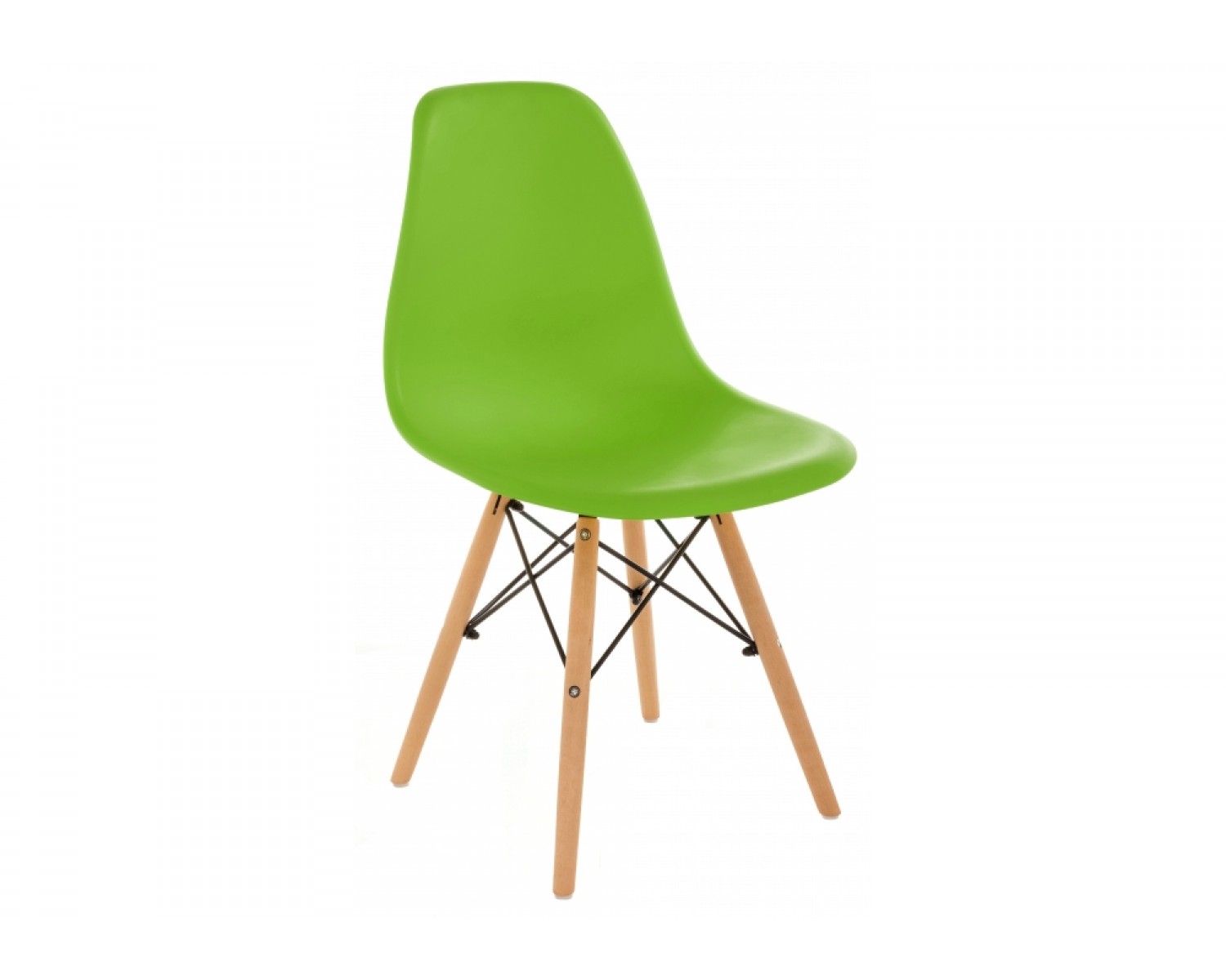 Пластиковый стул Eames PC-015 зеленый