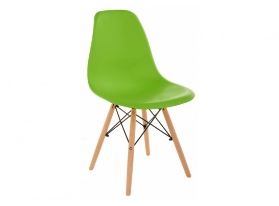 Пластиковый стул Eames PC-015 зеленый
