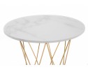 Стол Melan white / gold