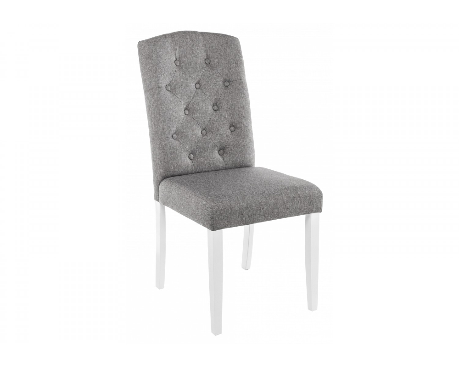 Стул Menson white / fabric pebble