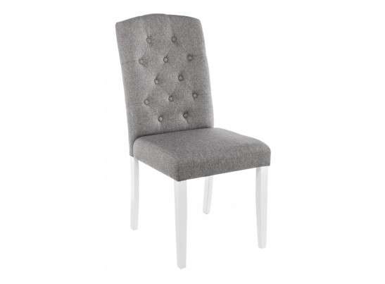 Стул Menson white / fabric pebble