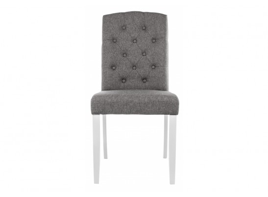 Стул Menson white / fabric pebble