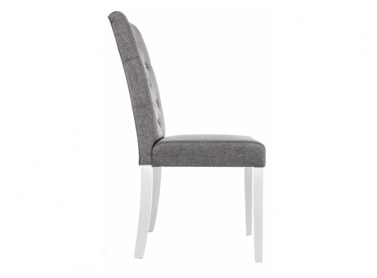 Стул Menson white / fabric pebble