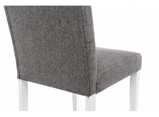 Стул Menson white / fabric pebble