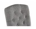 Стул Menson white / fabric pebble
