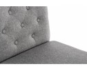 Стул Menson white / fabric pebble
