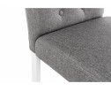 Стул Menson white / fabric pebble