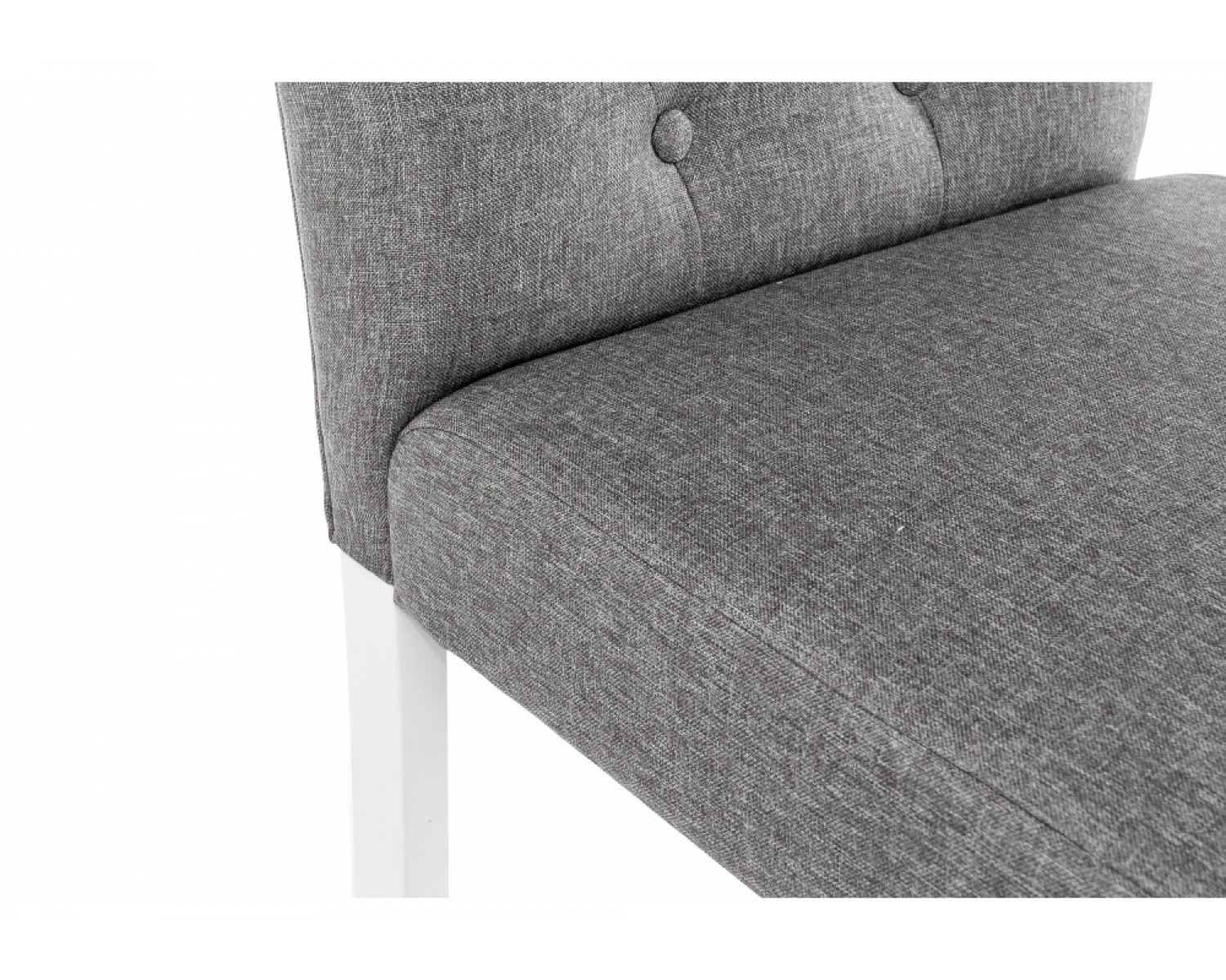 Стул Menson white / fabric pebble