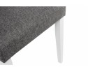 Стул Menson white / fabric pebble
