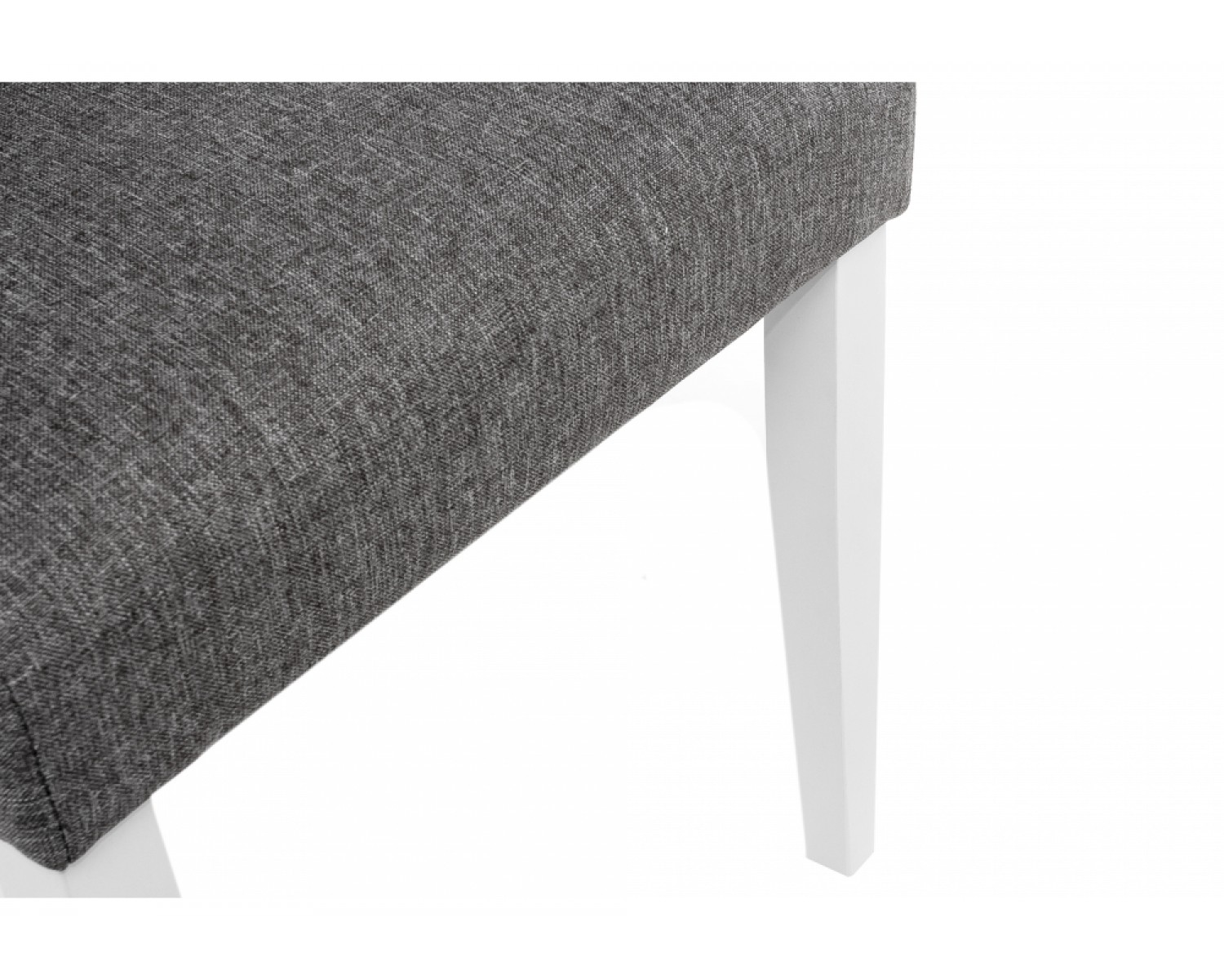Стул Menson white / fabric pebble