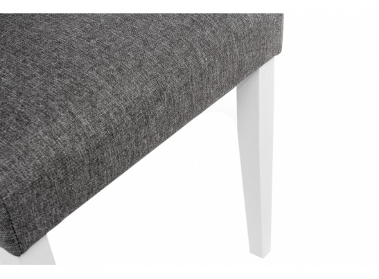 Стул Menson white / fabric pebble