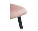 Стул на металлокаркасе Gema black / pink / black