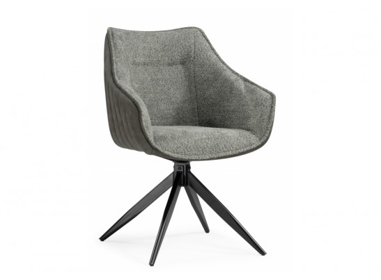 Стул на металлокаркасе Kansas gray / graphite gray / black